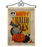 Happy Halloween Spirit - Halloween Fall Vertical Impressions Decorative Flags HG192073 Made In USA