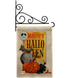 Happy Halloween Spirit - Halloween Fall Vertical Impressions Decorative Flags HG192073 Made In USA