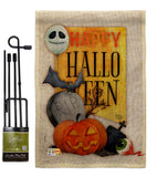 Happy Halloween Spirit - Halloween Fall Vertical Impressions Decorative Flags HG192073 Made In USA