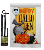 Happy Halloween Spirit - Halloween Fall Vertical Impressions Decorative Flags HG192073 Made In USA