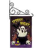 Spooky Night - Halloween Fall Vertical Impressions Decorative Flags HG192219 Made In USA