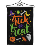 Cute Trick or Treat - Halloween Fall Vertical Impressions Decorative Flags HG192220 Made In USA