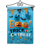 Boo Trick - Halloween Fall Vertical Impressions Decorative Flags HG192221 Made In USA