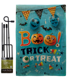 Boo Trick - Halloween Fall Vertical Impressions Decorative Flags HG192221 Made In USA