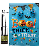 Boo Trick - Halloween Fall Vertical Impressions Decorative Flags HG192221 Made In USA