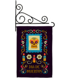 Celebrate The Dead - Halloween Fall Vertical Impressions Decorative Flags HG192240 Made In USA