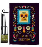 Celebrate The Dead - Halloween Fall Vertical Impressions Decorative Flags HG192240 Made In USA