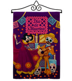 Happy Di de Muertos - Halloween Fall Vertical Impressions Decorative Flags HG192244 Made In USA