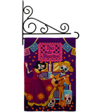 Happy Di de Muertos - Halloween Fall Vertical Impressions Decorative Flags HG192244 Made In USA