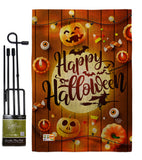 Lightful Halloween - Halloween Fall Vertical Impressions Decorative Flags HG192245 Made In USA