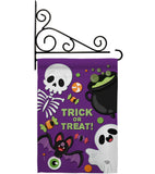 Trick ot Treat - Halloween Fall Vertical Impressions Decorative Flags HG192255 Made In USA