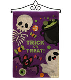 Trick ot Treat - Halloween Fall Vertical Impressions Decorative Flags HG192255 Made In USA