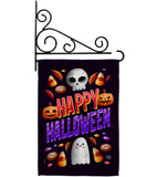 Halloween Treat - Halloween Fall Vertical Impressions Decorative Flags HG192285 Made In USA