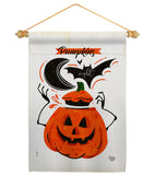 Pumpkins Night - Halloween Fall Vertical Impressions Decorative Flags HG192676 Made In USA
