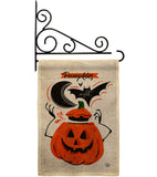 Pumpkins Night - Halloween Fall Vertical Impressions Decorative Flags HG192676 Made In USA
