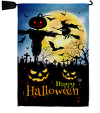 Graveyard Spooky - Halloween Fall Vertical Impressions Decorative Flags HG192692 Made In USA