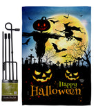 Graveyard Spooky - Halloween Fall Vertical Impressions Decorative Flags HG192692 Made In USA