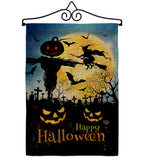 Graveyard Spooky - Halloween Fall Vertical Impressions Decorative Flags HG192692 Made In USA