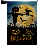 Graveyard Spooky - Halloween Fall Vertical Impressions Decorative Flags HG192692 Made In USA