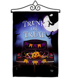 Trunk Or Treat - Halloween Fall Vertical Impressions Decorative Flags HG192702 Made In USA