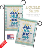 Jewish Festival - Hanukkah Winter Vertical Impressions Decorative Flags HG114229 Made In USA