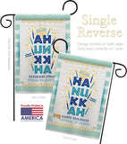 Jewish Festival - Hanukkah Winter Vertical Impressions Decorative Flags HG114229 Made In USA