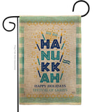 Jewish Festival - Hanukkah Winter Vertical Impressions Decorative Flags HG114229 Made In USA