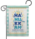 Jewish Festival - Hanukkah Winter Vertical Impressions Decorative Flags HG114229 Made In USA