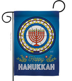 Celebratory Hanukkah - Hanukkah Winter Vertical Impressions Decorative Flags HG130430 Made In USA