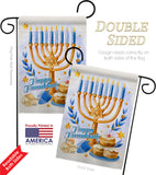 Jewish Festival - Hanukkah Winter Vertical Impressions Decorative Flags HG137325 Made In USA