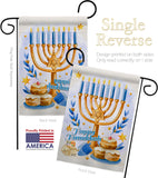 Jewish Festival - Hanukkah Winter Vertical Impressions Decorative Flags HG137325 Made In USA