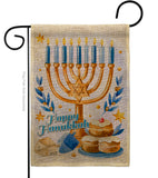 Jewish Festival - Hanukkah Winter Vertical Impressions Decorative Flags HG137325 Made In USA