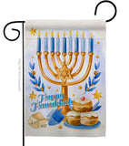 Jewish Festival - Hanukkah Winter Vertical Impressions Decorative Flags HG137325 Made In USA