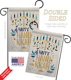 Happy Hanukkah - Hanukkah Winter Vertical Impressions Decorative Flags HG137328 Made In USA