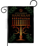 Celebrate Hanukkah - Hanukkah Winter Vertical Impressions Decorative Flags HG190011 Made In USA