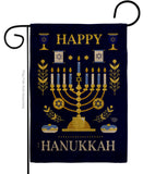 Joy Of Hanukkah - Hanukkah Winter Vertical Impressions Decorative Flags HG190012 Made In USA