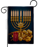 Jewish Festival - Hanukkah Winter Vertical Impressions Decorative Flags HG192313 Made In USA