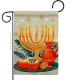 Light Of Hanukkah - Hanukkah Winter Vertical Impressions Decorative Flags HG192722 Made In USA