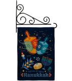 Festival Of Lights - Hanukkah Winter Vertical Impressions Decorative Flags HG114228 Made In USA