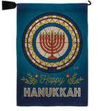 Celebratory Hanukkah - Hanukkah Winter Vertical Impressions Decorative Flags HG130430 Made In USA