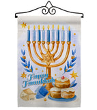 Jewish Festival - Hanukkah Winter Vertical Impressions Decorative Flags HG137325 Made In USA