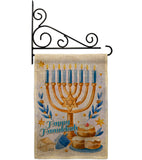 Jewish Festival - Hanukkah Winter Vertical Impressions Decorative Flags HG137325 Made In USA