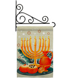 Light Of Hanukkah - Hanukkah Winter Vertical Impressions Decorative Flags HG192722 Made In USA