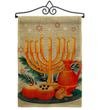 Light Of Hanukkah - Hanukkah Winter Vertical Impressions Decorative Flags HG192722 Made In USA