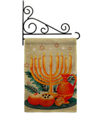 Light Of Hanukkah - Hanukkah Winter Vertical Impressions Decorative Flags HG192722 Made In USA