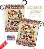 Birds Autumn - Harvest & Autumn Fall Vertical Impressions Decorative Flags HG113003 Made In USA