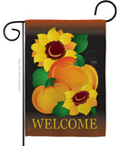 Welcome Pumpkin - Harvest & Autumn Fall Vertical Impressions Decorative Flags HG113029 Made In USA