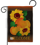 Welcome Pumpkin - Harvest & Autumn Fall Vertical Impressions Decorative Flags HG113029 Made In USA