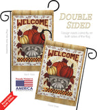 Fall Welcome - Harvest & Autumn Fall Vertical Impressions Decorative Flags HG113067 Made In USA