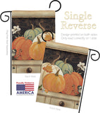 October Pumpkins - Harvest & Autumn Fall Vertical Impressions Decorative Flags HG113068 Made In USA